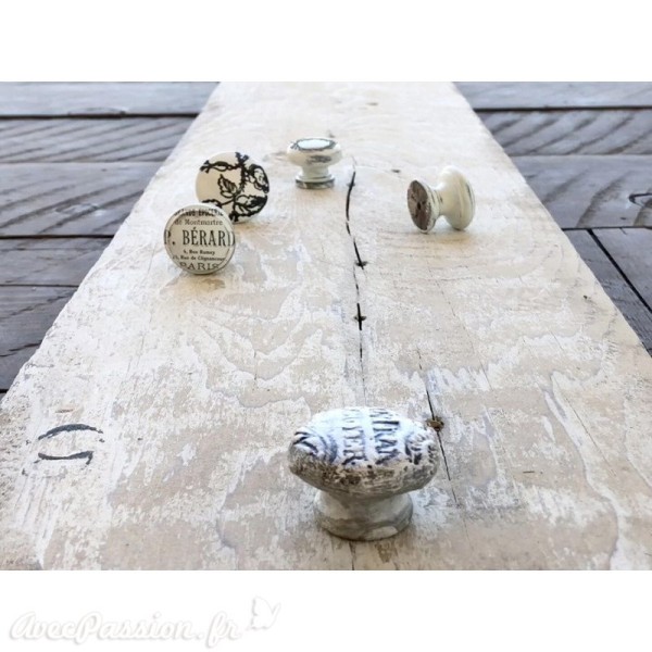 Boutons de meubles en bois 3,8 cm x4 grand