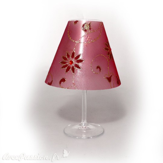 Feuilles créapop Hobbyfun gabarit photophore pour verre à pied Feuilles créapop Hobbyfun gabarit photophore pour verre à pied