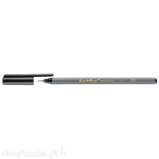 Feutre noir Edding 0.3mm micron extra fine 