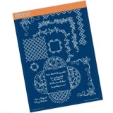 Groovi gabarit parchemin pretty pocket A4 : 21X29.7cm