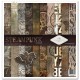 Papier scrapbooking Steampunk assortiment 1 tag + 10 feuilles 30x30