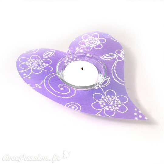 Feuilles créapop Hobbyfun gabarit photophore coeur Feuilles créapop Hobbyfun gabarit photophore coeur