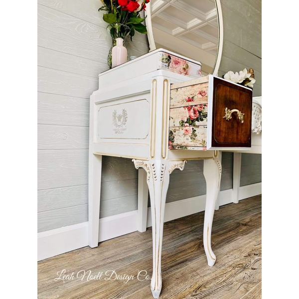 Papier de murier mulberry imprimé Redesign 48x76cm Shabby Floral