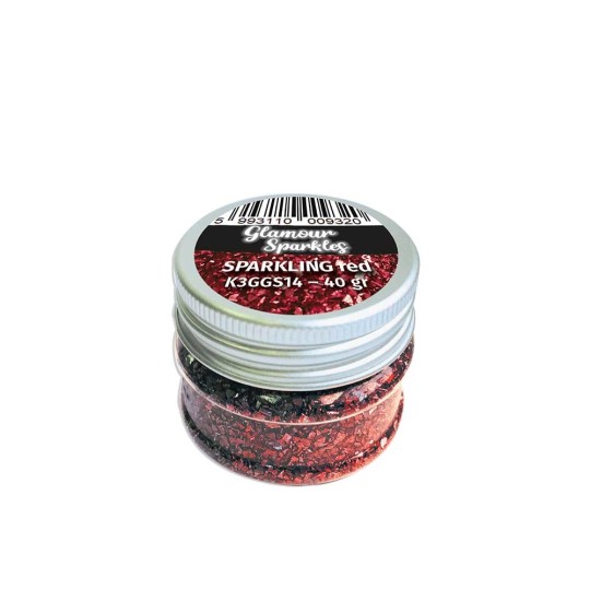 Paillettes Glamour Sparkles Rouge