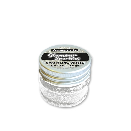 Paillettes Glamour Sparkles Blanche