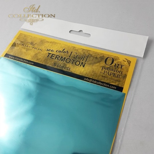 Foil Transfert métallisé pour scrapbooking Rouge x5 Foil Transfert métallisé pour scrapbooking Rouge x5
