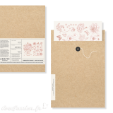Transfert pelliculable Amatxi Pot Mason vieux rose A3