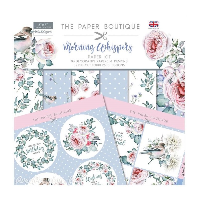 Papier scrapbooking Paper Boutique Morning whispers paper