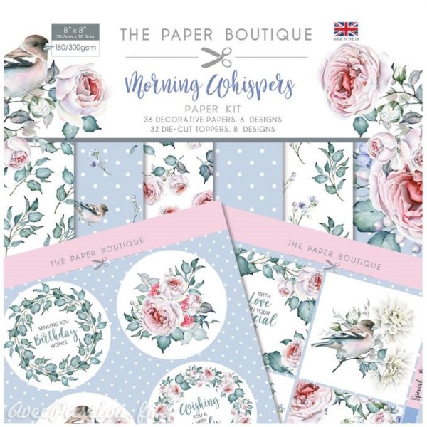 Papier scrapbooking Paper Boutique Morning whispers paper