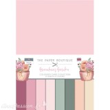 Papier scrapbooking Paper Boutique Grandma's garden colour card collection