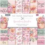 Papier scrapbooking Paper Boutique Grandma's garden 20x20cm embellishments pad