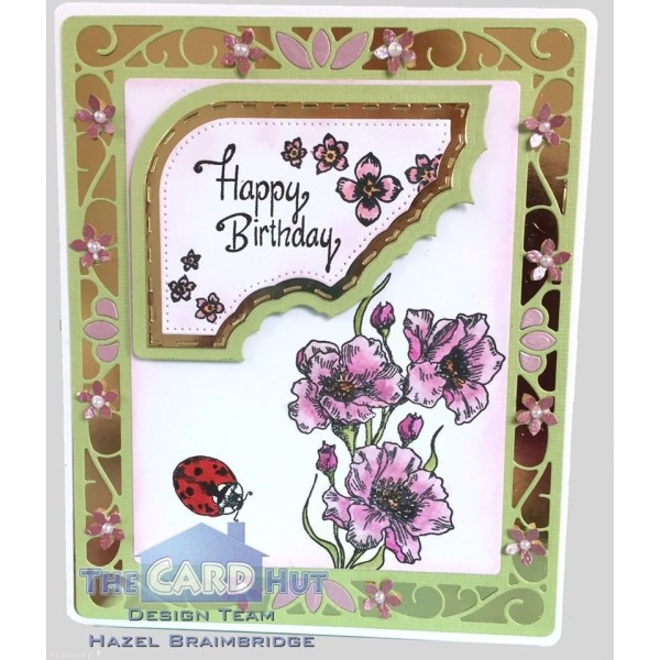 Tampon clear stamps The Card Hut Floral Splash