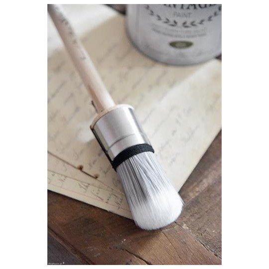 Pinceau rond poils synthétiques pour peinture Vintage Paint 3,5 cm Pinceau rond poils synthétiques pour peinture Vintage Paint 3,5 cm