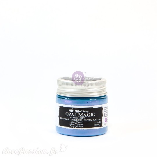 Peinture nacrée Art Alchemy blue violet Opal magic