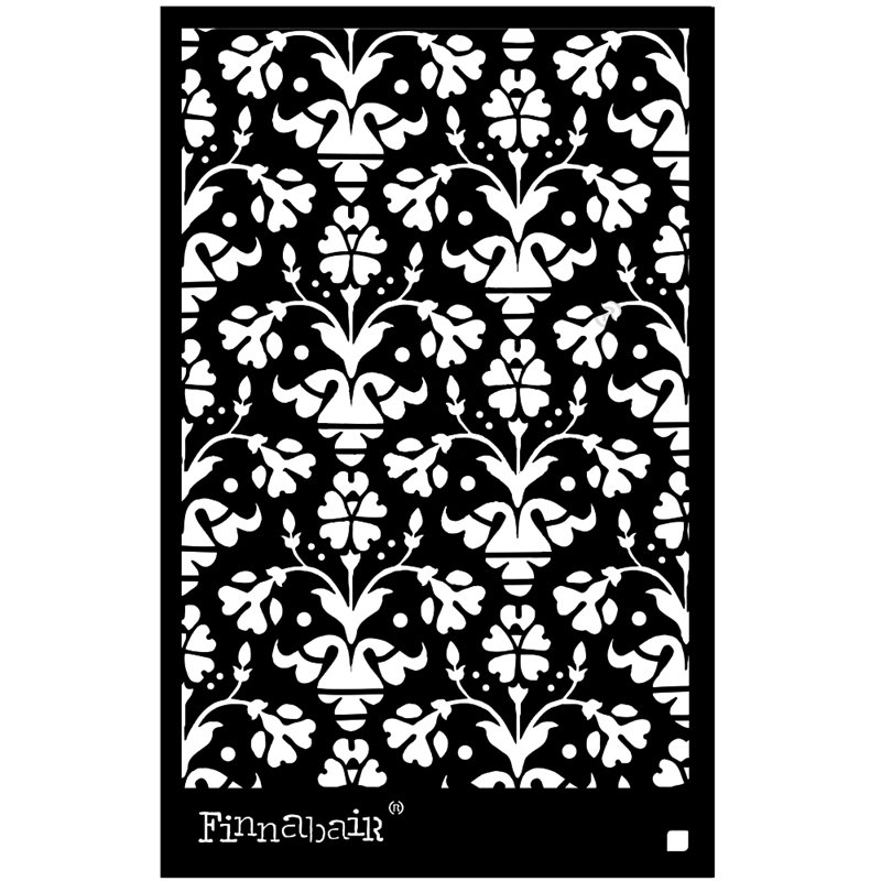Pochoir décoratif Finnabair vintage wallpaper 6" x 9"