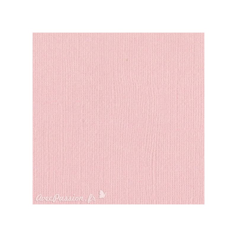 Papier scrapbooking Bazzill Canvas 30x30cm 1fe uni Quartz