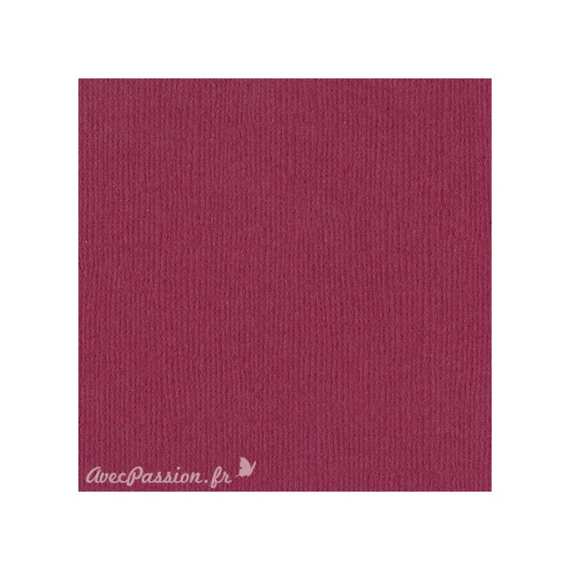 Papier scrapbooking Bazzill Canvas 30x30cm 1fe uni Sweetheart