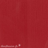 Papier scrapbooking Bazzill Canvas 30x30cm 1fe uni Bazzill Red