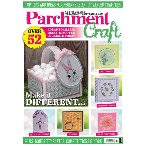 Parchment Craft magazine Pergamano mars avril 2021