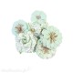 Fleurs Prima watercolor floral collection minty water 8pcs 3,8cm