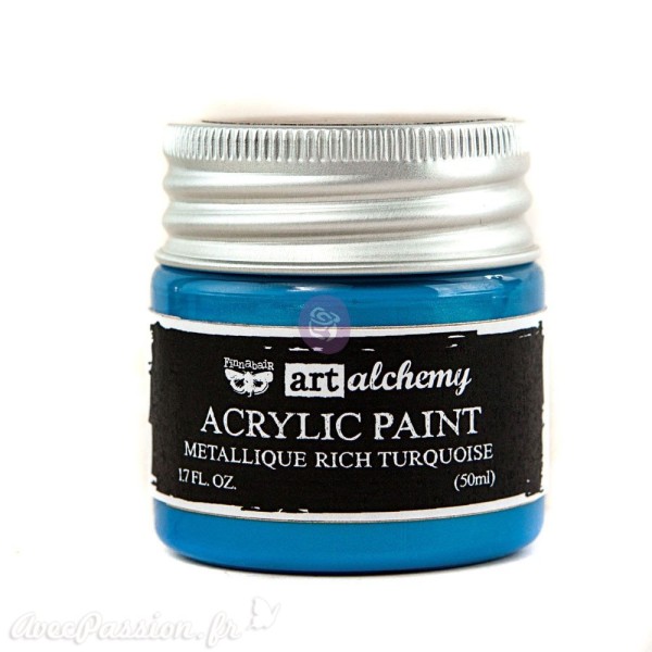 Peinture métallique Art Alchemy light blue