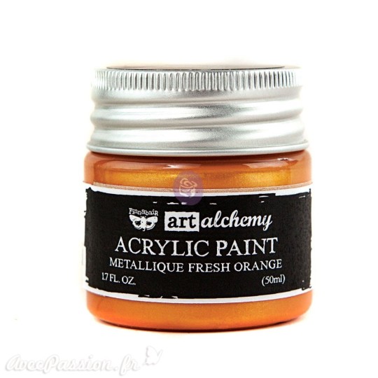 Peinture métallique Art Alchemy orange