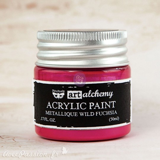 Peinture métallique Art Alchemy magenta