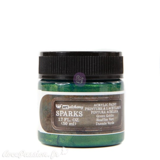 Peinture pailletée Art Alchemy green goblin