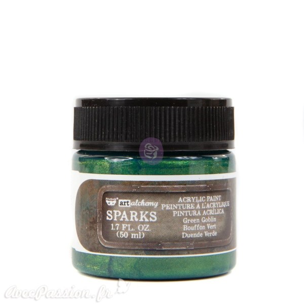 Peinture pailletée Art Alchemy green goblin