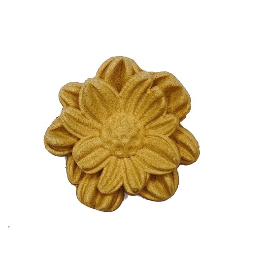 Moulure Woodubend fleurs pétales moyennes 3 × 5cm