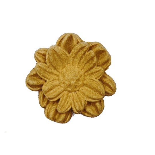 Moulure Woodubend  fleurs pétales moyennes 3 × 5cm