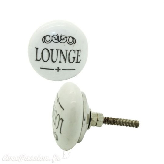 Bouton de porte céramique lounge 