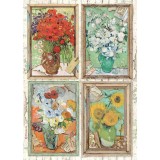 Papier de riz Stamperia A4 Atelier Van Gogh