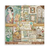 Papier scrapbooking Atelier des Arts Stamperia 10f 30x30 assortiment
