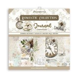 Papier scrapbooking Romantic Journal Stamperia 10f 30x30 assortiment