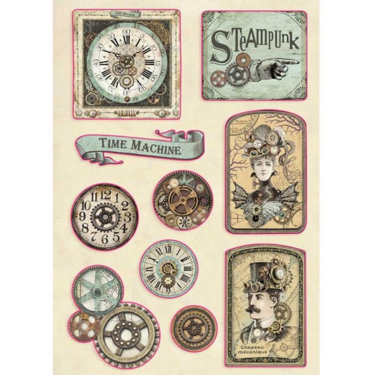 Chipboard bois silhouettes entaillées Étiquette
