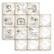 Feuille scrapbooking Stamperia Romantic Journal cartes 30x30 réversible