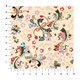 Papier japonais washi noeud multicolores fond saumon By Taniguchi