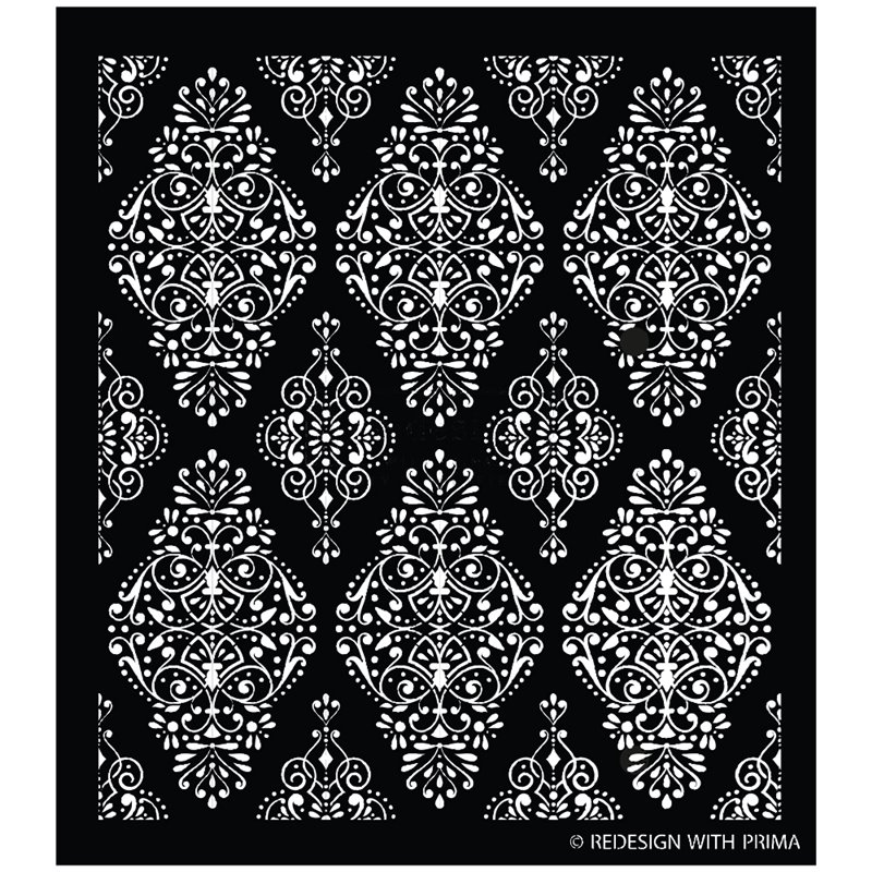 Pochoir décoratif Redesign Diamond Flourish 39x44cm 0.8mm