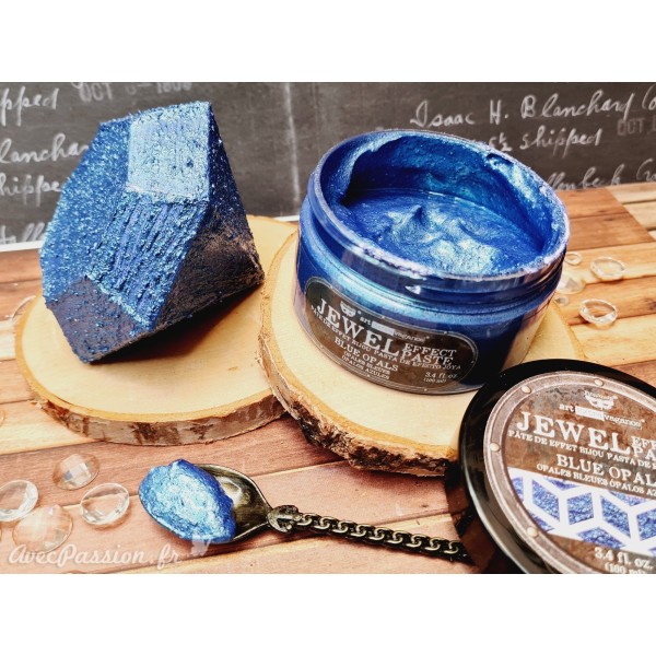 Pâte Jewel Texture Art Extravagance Blue Opals