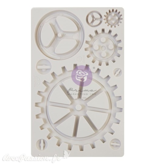 Moule silicone Finnabair Large Gears 12x20cm