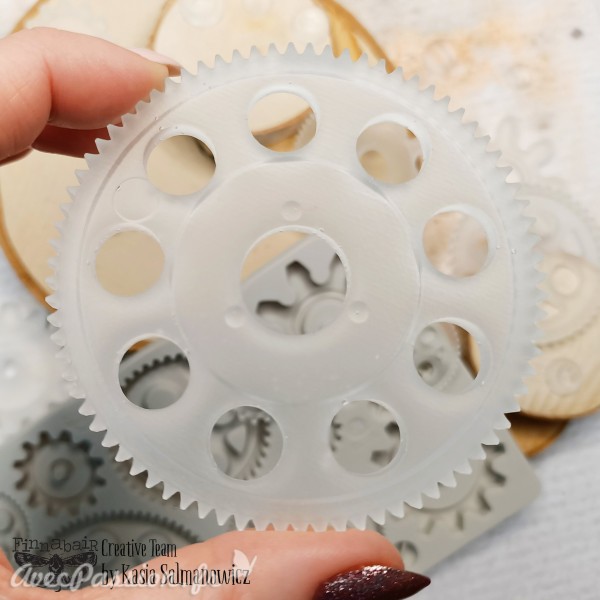 Moule silicone Finnabair Large Gears 12x20cm