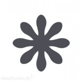 Perforatrice fleur paquerette 5cm jumbo 