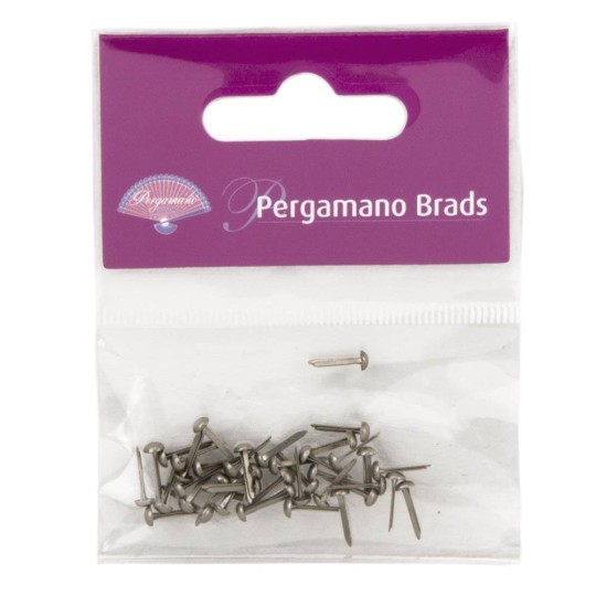 Attaches parisiennes argent vieilli 3mm