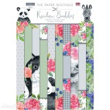 Papier scrapbooking assortiment A4 Paper Boutique Rainbow Buddies 40fe
