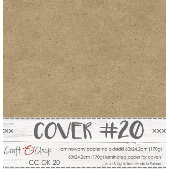 Couverture album scrapbooking Craft O Clock OK-20 60x24cm