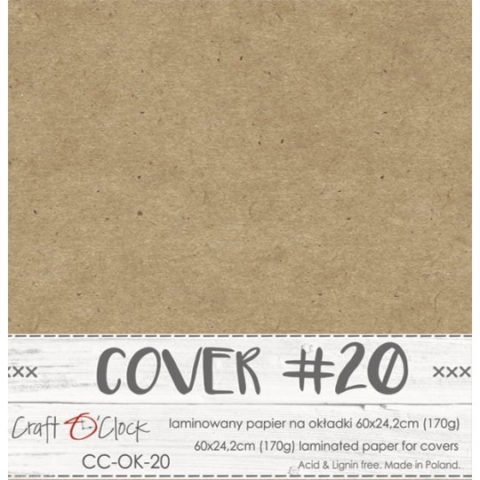 Couverture album scrapbooking Craft O Clock OK-20 60x24cm