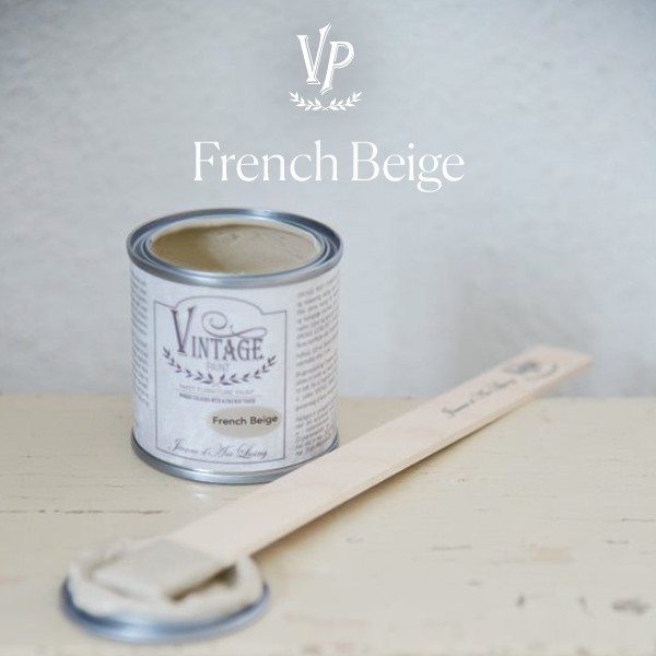 Peinture à la craie Vintage Paint French Beige 100ml