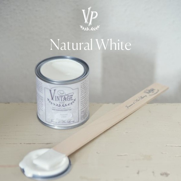 Peinture à la craie Vintage Paint Natural White 100ml