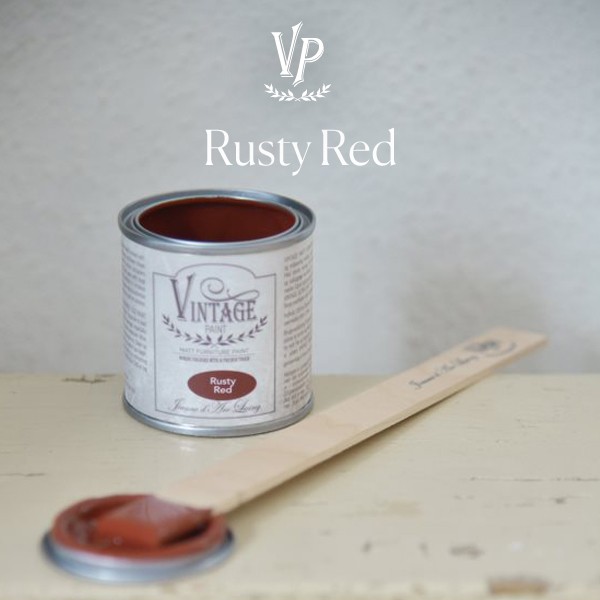 Peinture à la craie Vintage Paint Rusty Red 100ml